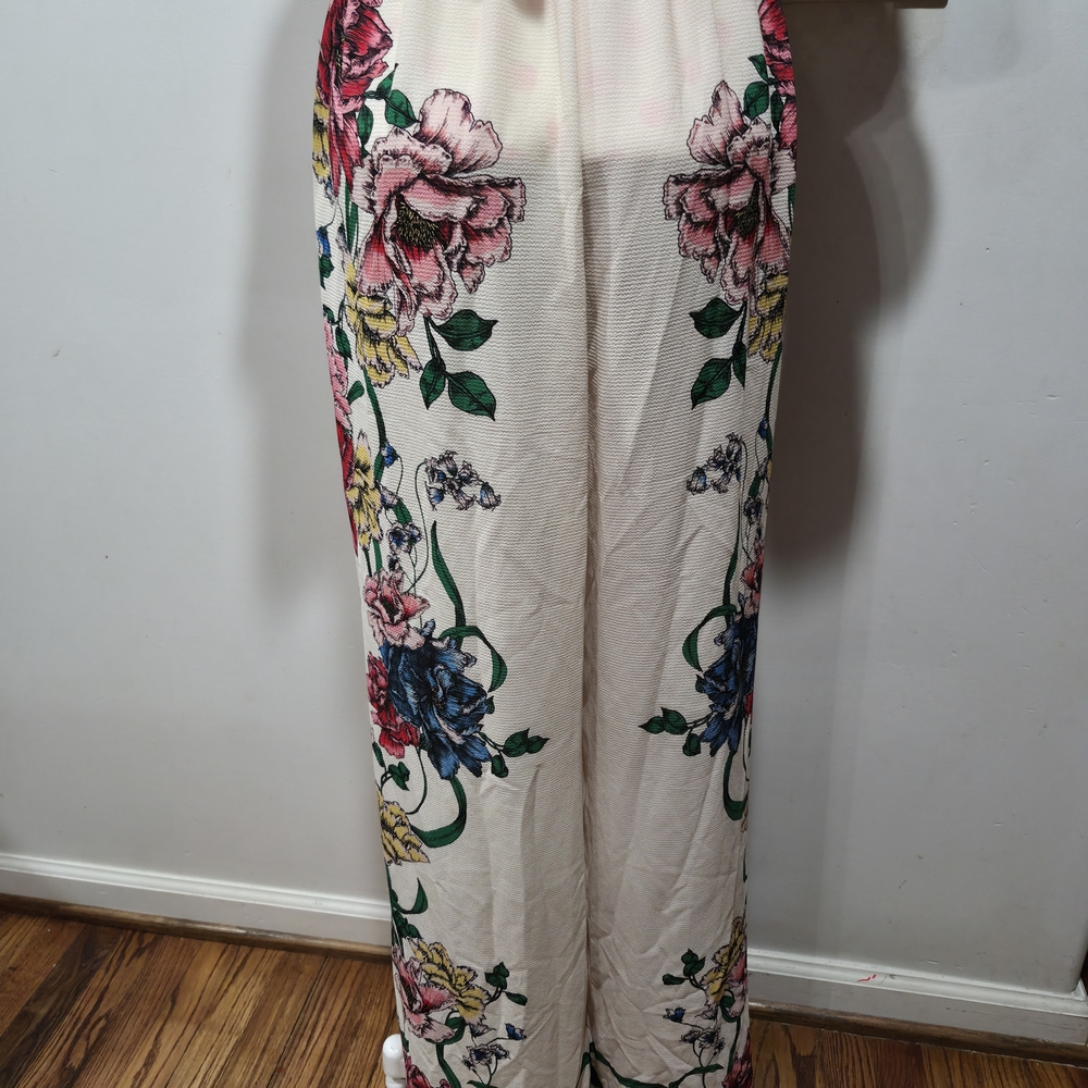 Flying Tomato Multicolor Floral Wrap Jumpsuit - Picture 7 of 9